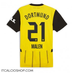 Borussia Dortmund Donyell Malen #21 Prima Maglia 2024-25 Manica Corta